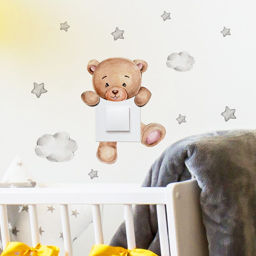 Stickybear™ - Sticker ourson décoratif | Chambre d'enfants - Atout Bout'chou