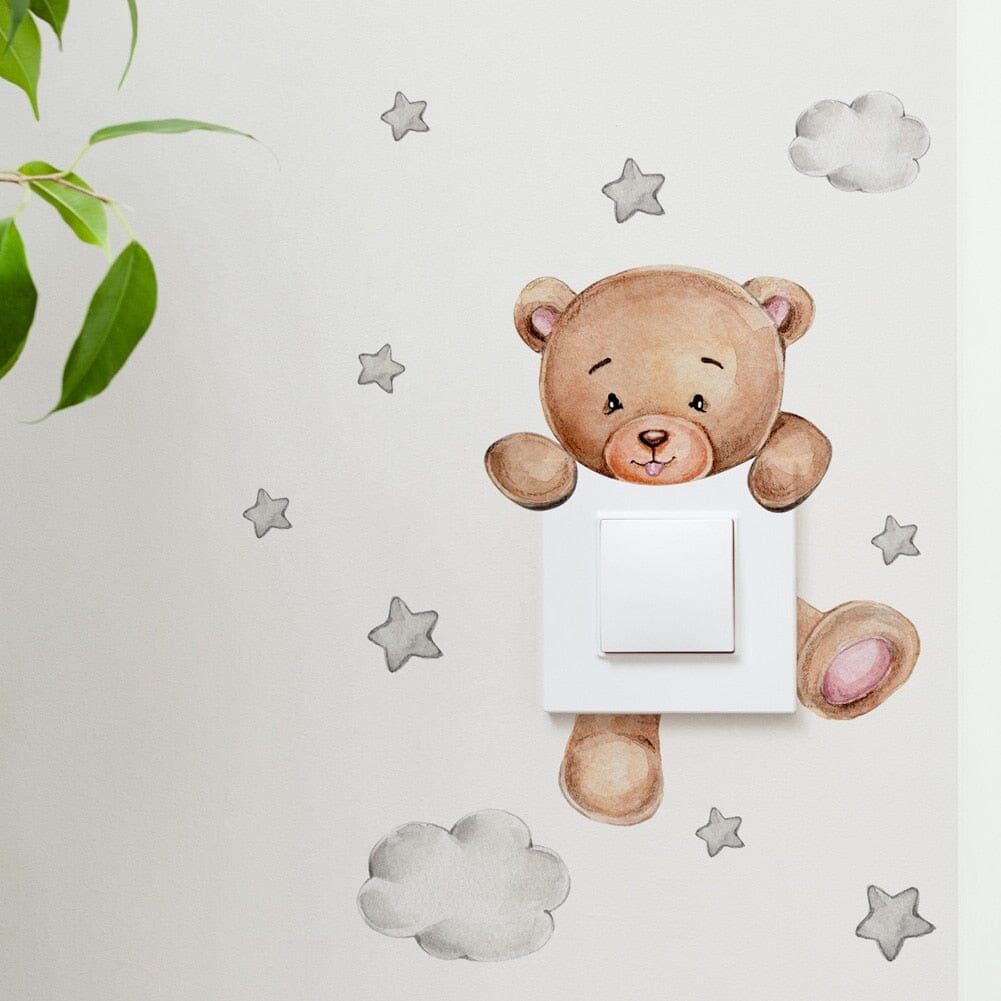 Stickybear™ - Sticker ourson décoratif | Chambre d'enfants - Atout Bout'chou