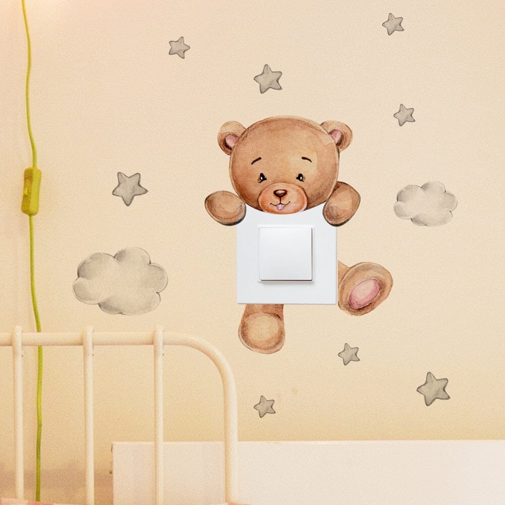 Stickybear™ - Sticker ourson décoratif | Chambre d'enfants - Atout Bout'chou