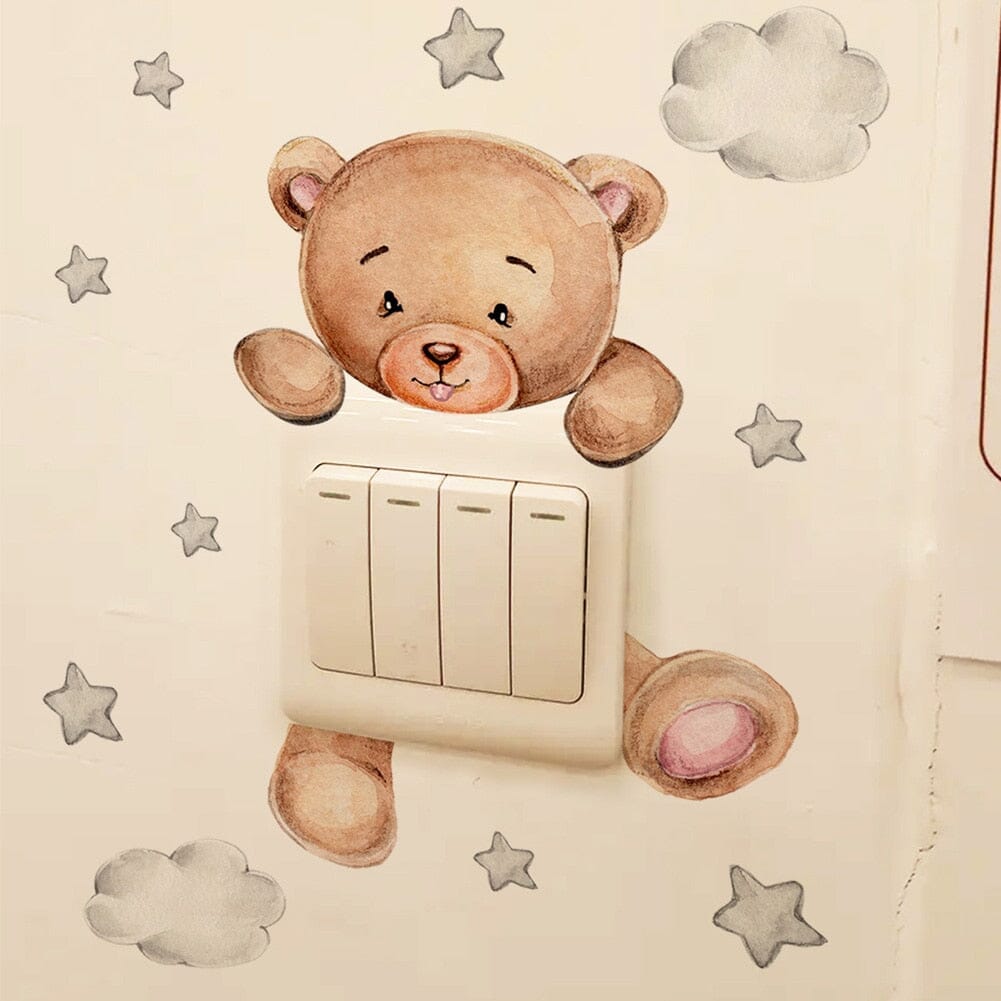 Stickybear™ - Sticker ourson décoratif | Chambre d'enfants - Atout Bout'chou